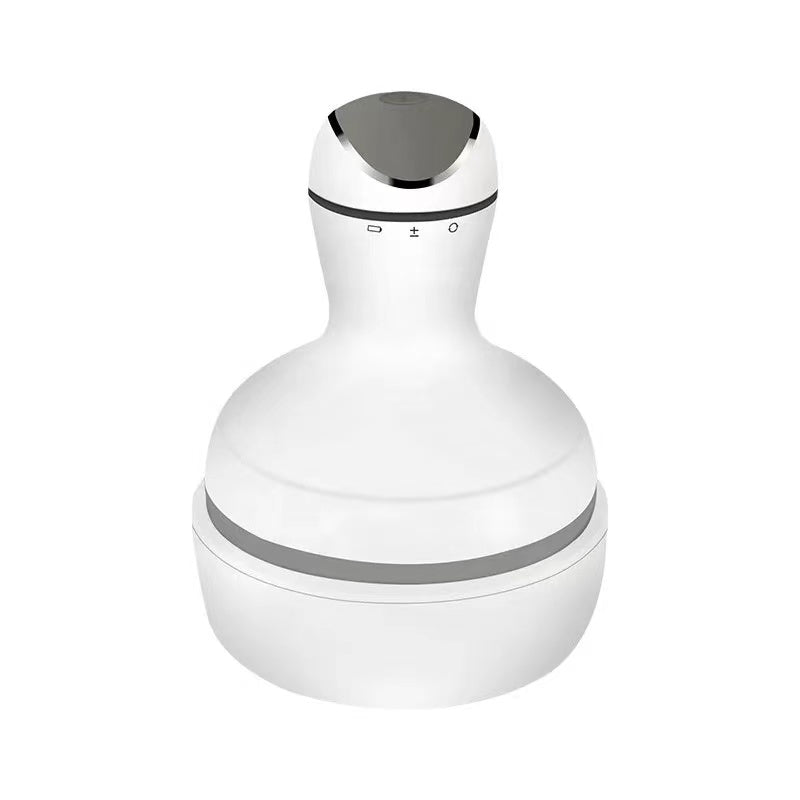 Smart Electric Scalp Massager — Deep Rotation Massage, 4 Interchangeable Heads